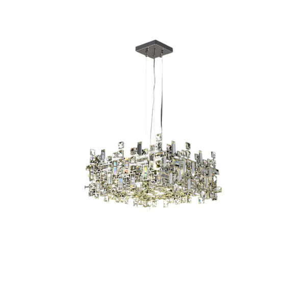 Luxury Crystal Rectangular Pendant Chandelier — WH 2024-2704-17-CH