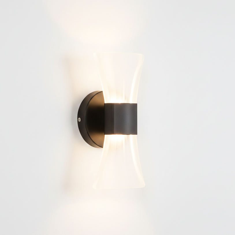 Wall Light 8W Tri-Colour Black — WH 2512-BK-TC