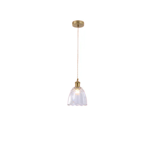 Pendant Light E27 Crystal — PL 2024-09-GL-CL