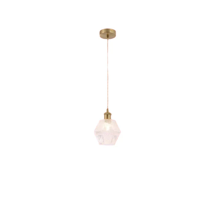 Pendant Light E27 Geometric — PL 2024-14-GL-CL