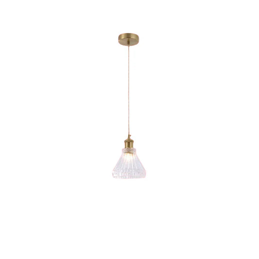Pendant Light E27 Crystal — PL 2024-15-GL-CL