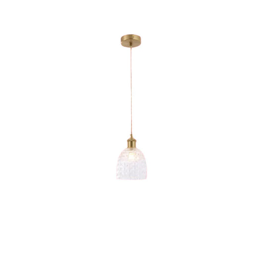 Pendant Light E27 Crystal — PL 2024-16-GL-CL