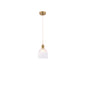 Pendant Light E27 Crystal — PL 2024-16-GL-CL