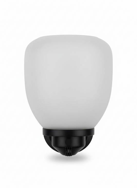 Fence Light E27 White — TG MONN-25-10-3B