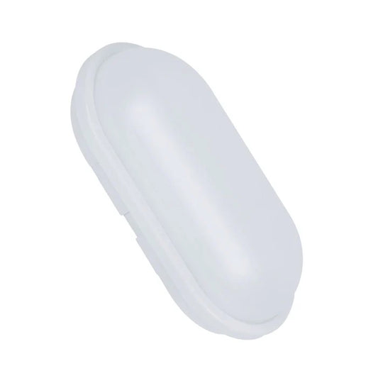 Bulkhead Light Oval LED 15W Daylight White — CL OV02-15-WH-DL