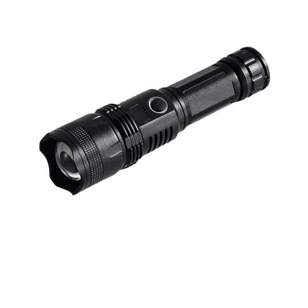 Rechargeable LED Flashlight – 1200 Lumens, Zoom & Power Indicator — TO 1200-02