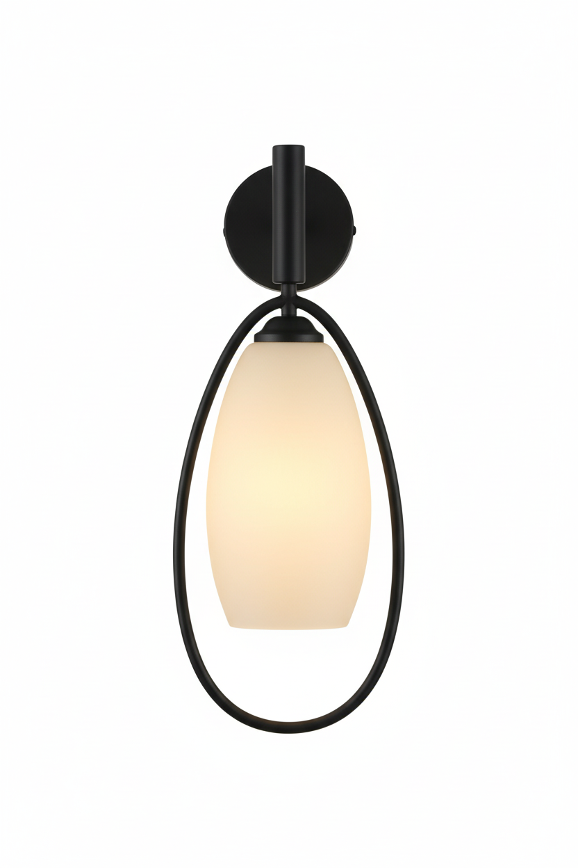 Wall Lamp E27 Black — PL 1164-01-BK